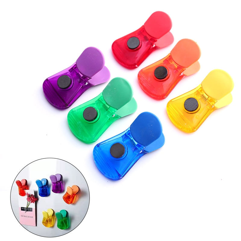 (🎄Christmas Promotion--48%OFF)Fridge Magnetic Food Sealing Note Clips--6 PCs