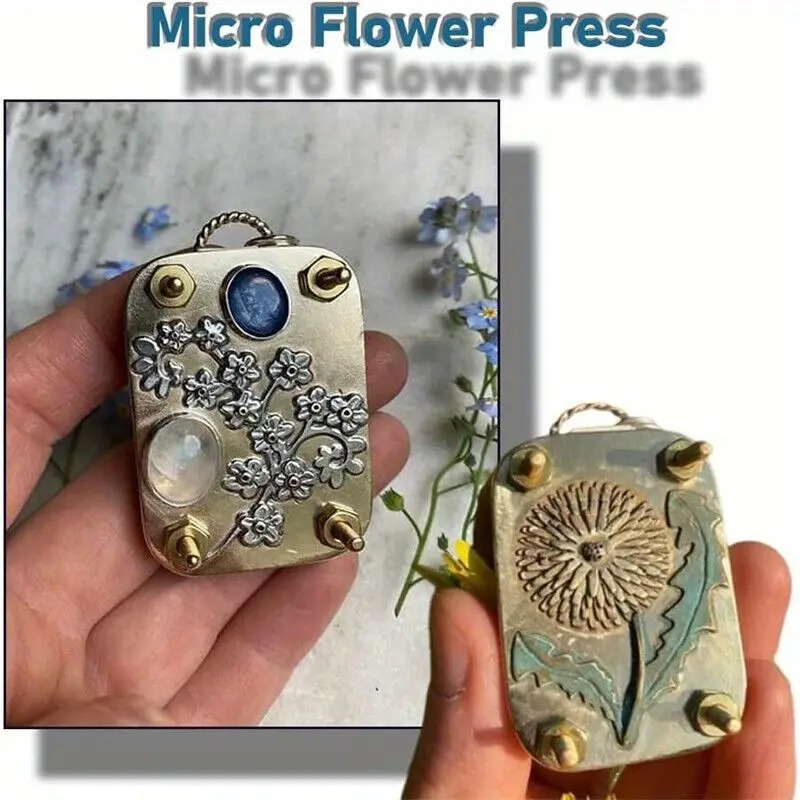 🔥Last Day 50% OFF-Micro Flower Press, Miniature Flower Press Kit
