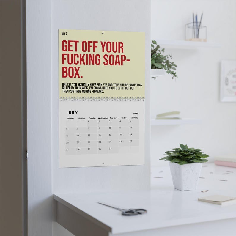 🤣The Year Of Your Fucking Year Calendar-Your Kick-Ass Motivational Calendar (2025)