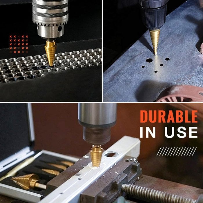 ⏰Last Day 50% OFF💥 - 6 PCS HSS Titanium Coated Drill Bit Set