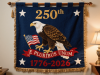 🔥Last Day 49% OFF - 🔴🔵⚪250th Anniversary Embroidered Eagle Tapestry🦅