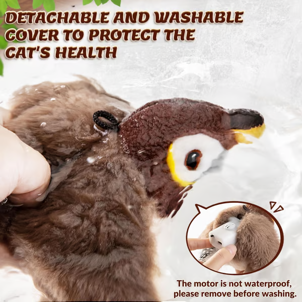 (🌲Early Christmas Sale- 49% OFF) 🐾 Interactive Chirping Bird Cat Toy - 🔥 BUY 2 SAVE 20%