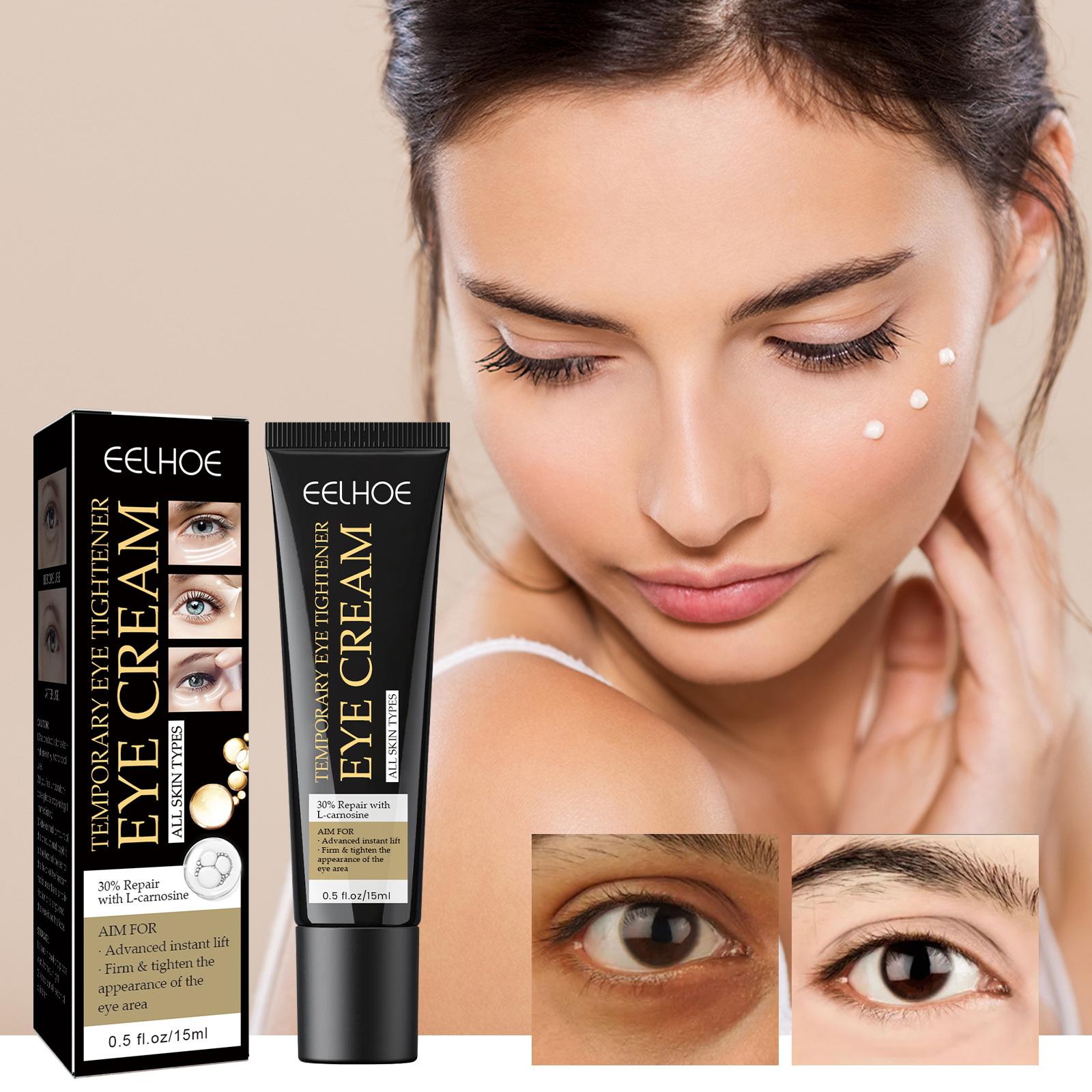 🔥Last Day Promotion 49% OFF🔥-Temporary Firming Eye Cream（Video of the same eye cream）