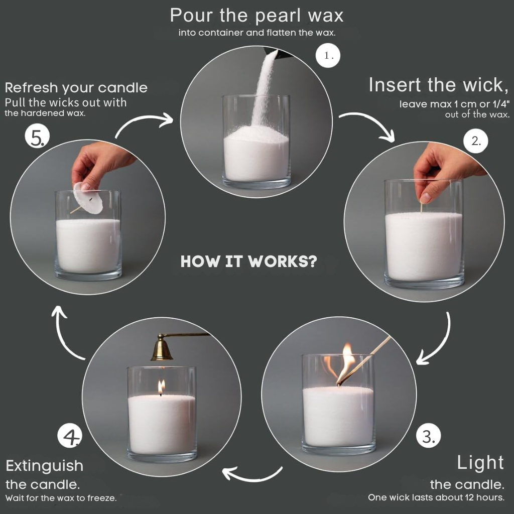 ✨ Last Day Sale 49% OffVibrant Pearl DIY Candle Making Kit