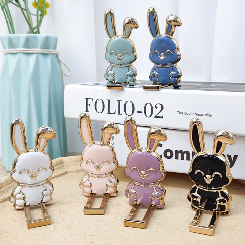 🐰Early Easter Sale 50% OFF- Foldable Bunny Phone Bracket (Buy 3 Get 1 Free)