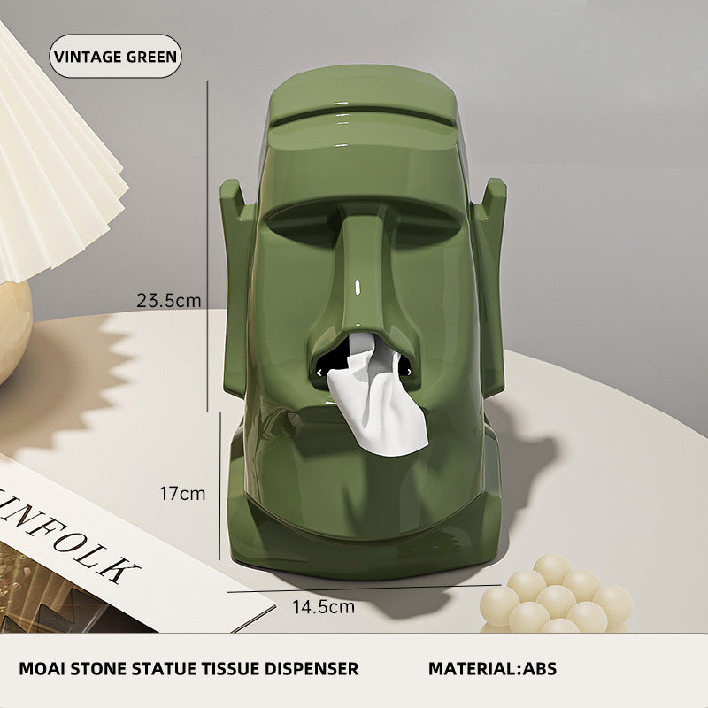 💥LAST DAY SALE 50% OFF💥Moai Statue Tissue Box