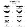 🦇12pcs/set 3D Bat Design LED Decoration