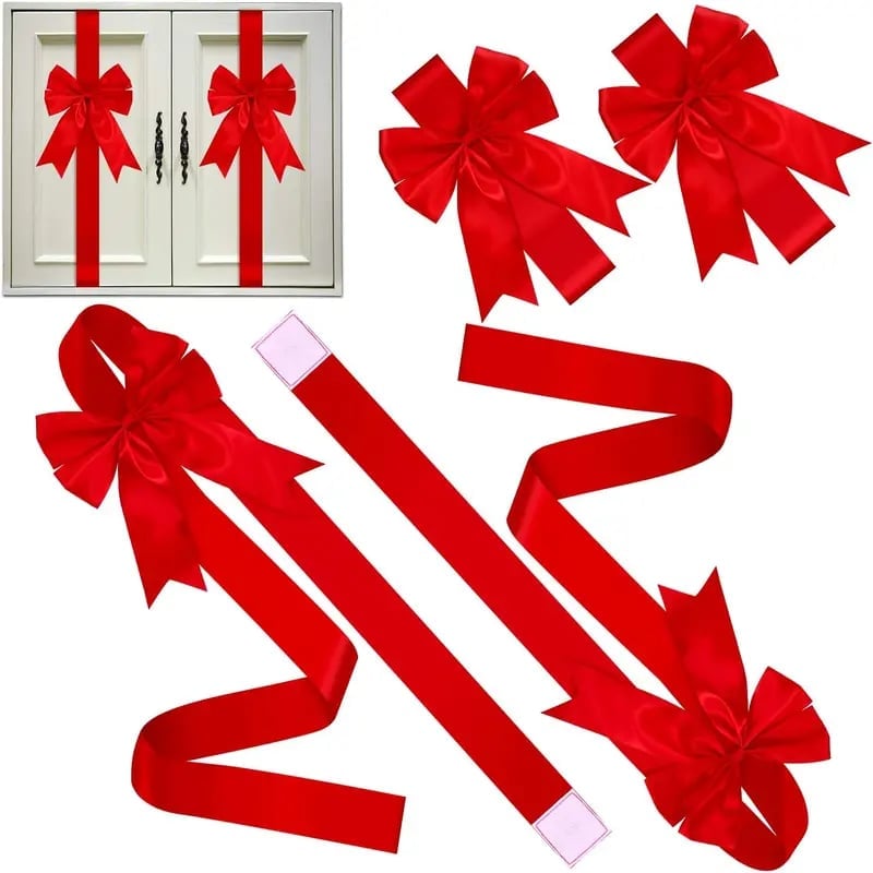 🎄TikTok Christmas Sale -70% OFF✨Christmas Cabinet Ribbons Bows🎀