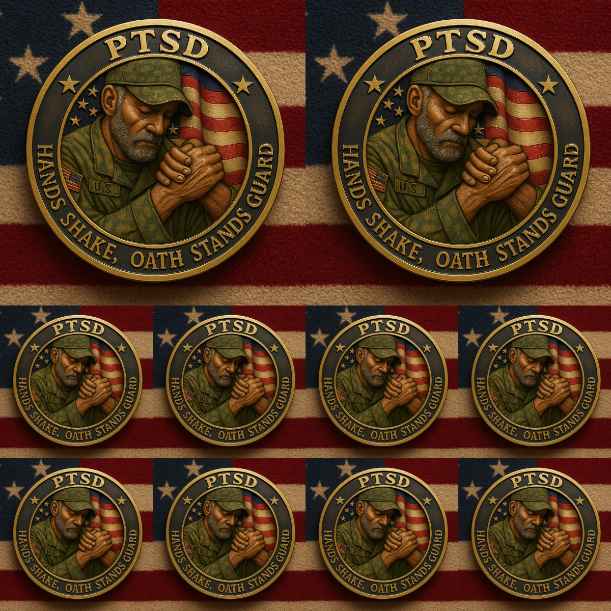 🎖️PTSD Awareness Commemorative Coin: Honoring Veterans’ Resilience