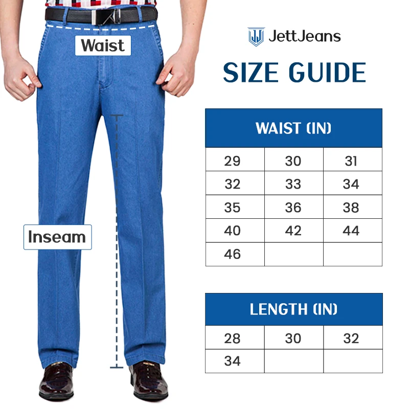 🔥Last Day Promotion 50% OFF🔥Men's High Waist Straight Fit Stretch Jeans