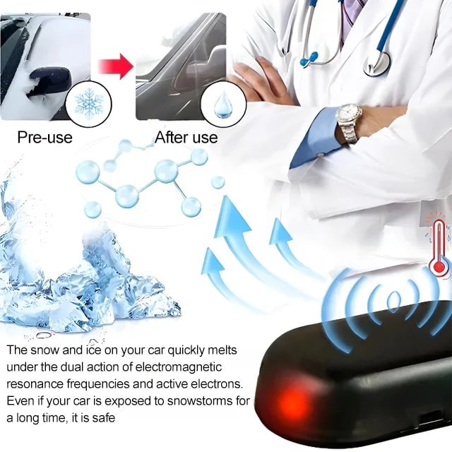 💥LAST DAY SALE 50% OFF💥Electromagnetic Wave Anti Freezing And Snow Removal Device⚡BUY 1 GET 1 FREE