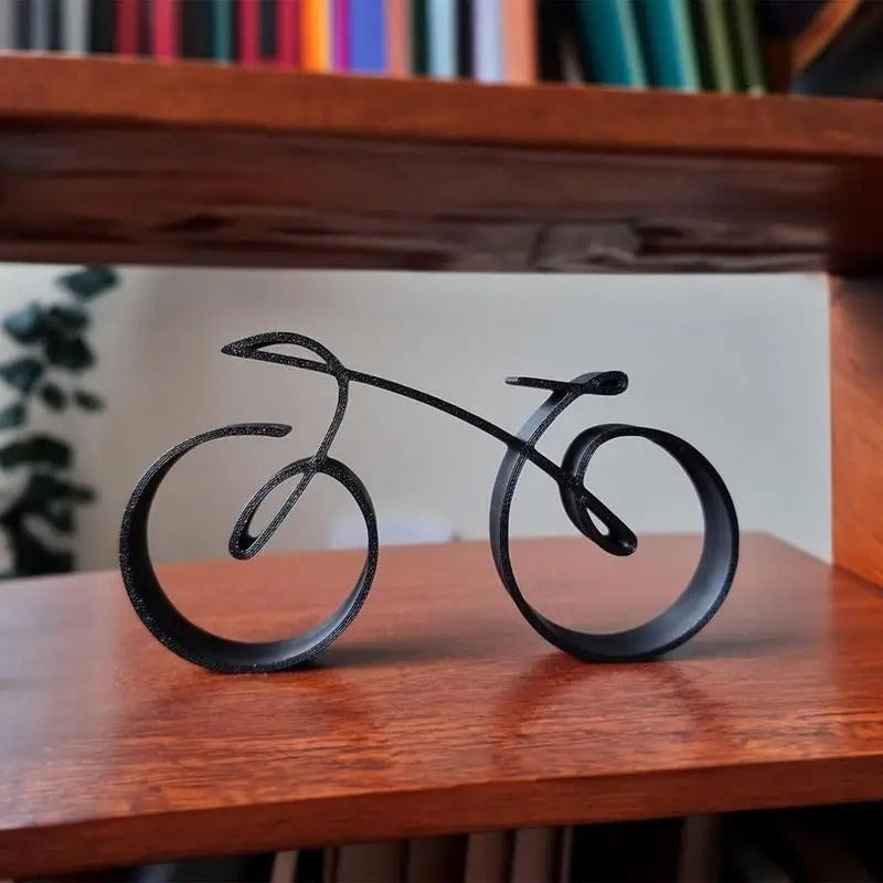 💝Great Gift for Cyclist🎁-Minimalistic Bicycle Sculpture Wire Framed Style