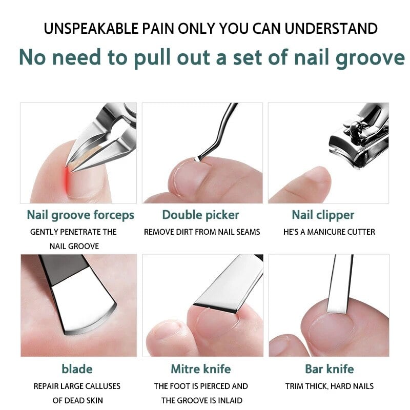 🔥50% OFF TODAY ONLY🔥Professional Nail Clipper Home Pedicure Tool Kit