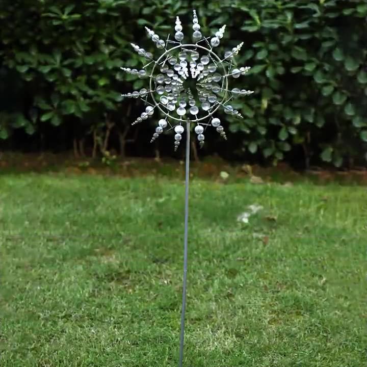 🔥 Celebrate July 4th with 50% OFF! Nordic Metal Wind Spinner Garden Yard Decor – Outdoor Iron Art Windmill Stake for Patio & Lawn Decoration