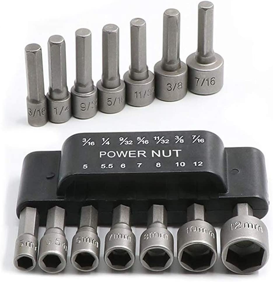 (🌲Early Christmas Sale- SAVE 48% OFF) Power Nut Driver 14Pcs Set (buy 2 get 1 free now)