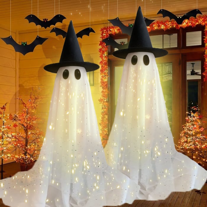🔥Halloween Decoration Top 1 - 👻✨Giant Glittering Ghost - outdoor/indoor