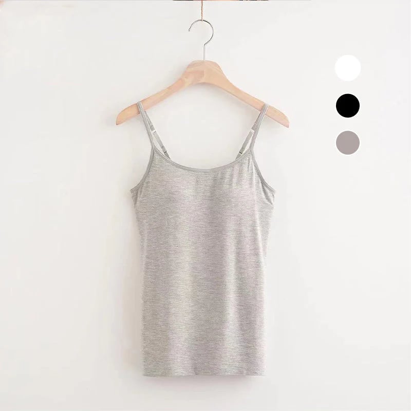 (❤️Early Mother's Day Sale  - 50% OFF) Loose-fitting Tank Top With Built-in Bra