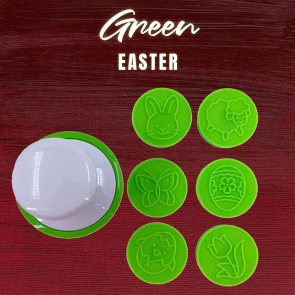 Early Spring Hot Sale 48% OFF - Non-Stick Cookie Stamp & Cutter (6 Styles Set)