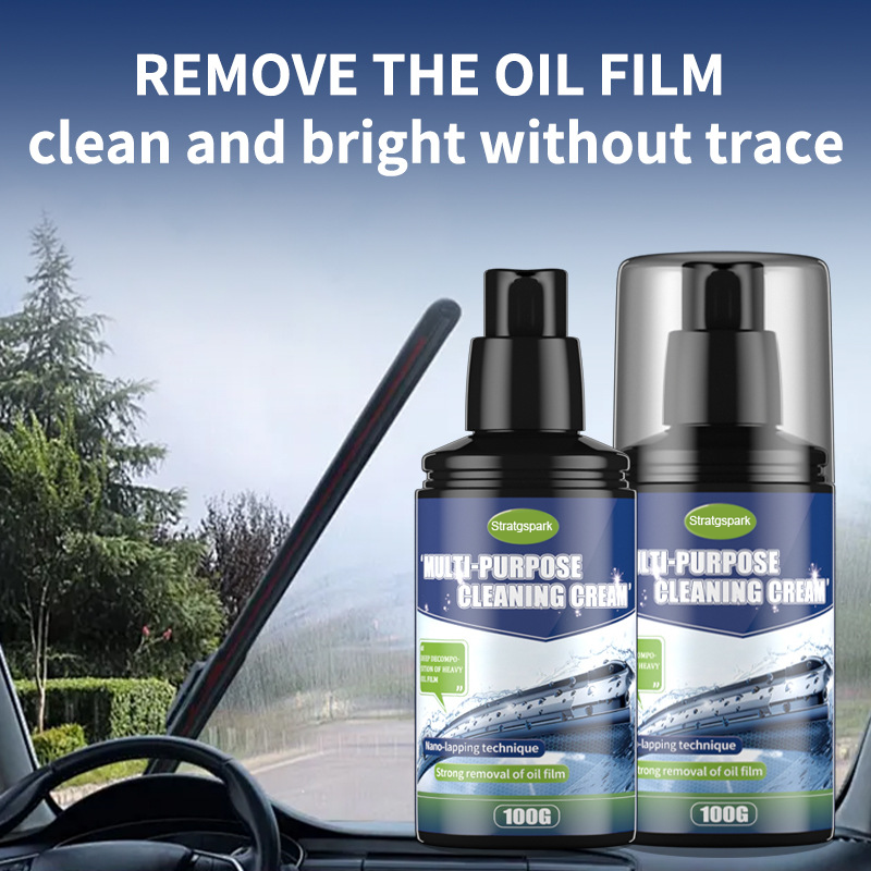 Last Day Promotion 70% OFF - 🔥Car Glass Oil Film Remover⚡Buy 2 Get 1 Free(3 Pcs)