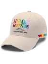 Retro Human Beings 100% Organic Colors May Vary Human Rights Equality Pride Print Baseball Cap