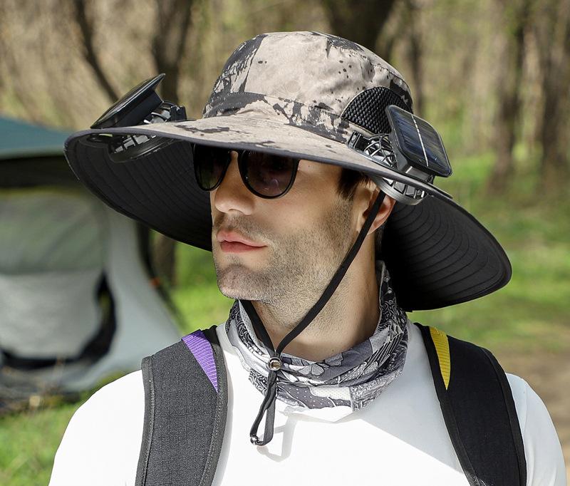 🎁Best father‘s Day Gifts❤2025 New Ultralight Solar Fan Sun Hat 🌞– Lighter Than a Baseball!⚾(Only 11oz)