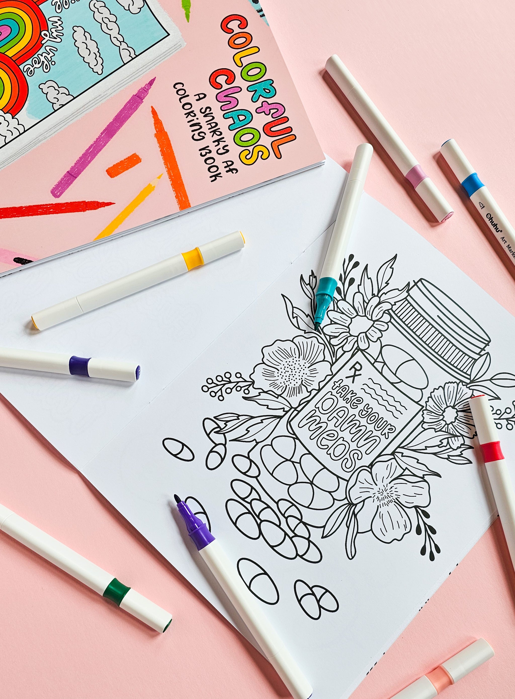 🌈A Snarky Coloring Book | Colorful Chaos