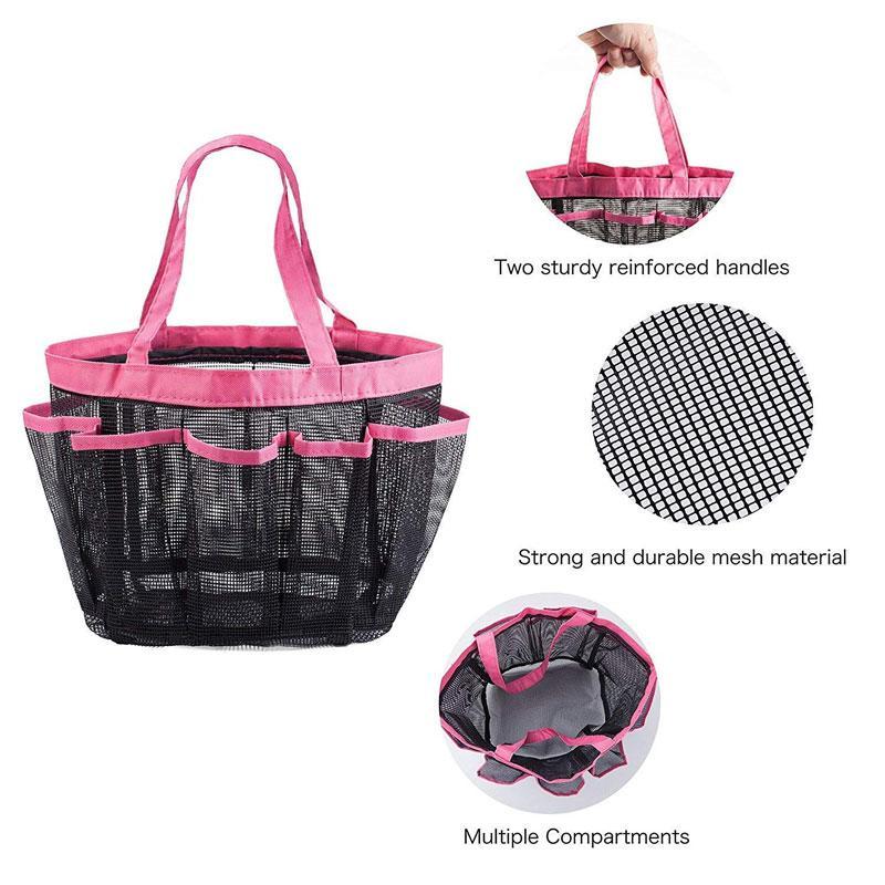 Mother's Day Pre-Sale 48% OFF - 8 Compartments Compact Mesh Shower Tote Bag for Bathroom/Travel/Gym