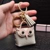 Mini Owl Coin Purse Keychain
