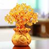 Citrine Money Tree for Prosperity - Feng Shui Gemstone Ornament