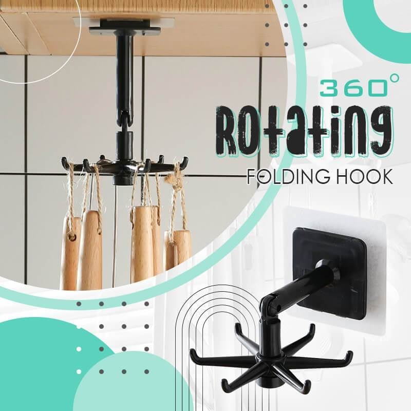 🎅EARLY XMAS SALE 50% OFF❤️360° Rotating Folding Hook, Buy 3 Get 3 Free
