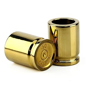 American Owned and Designed - 50 Caliber Shot Glasses