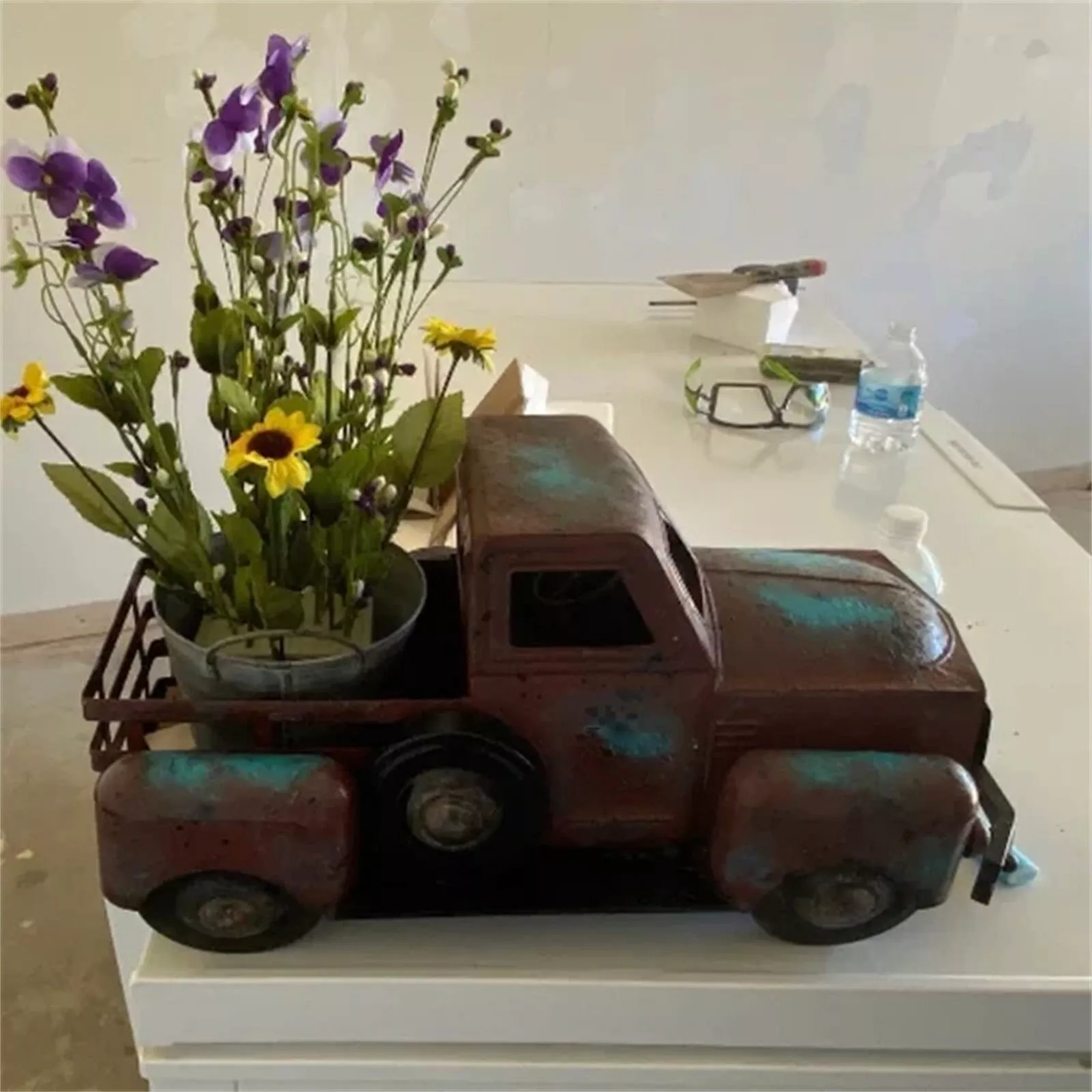 Retro Style Creative Car Flower Pot