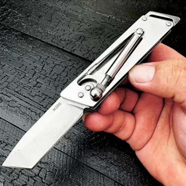 Creative Mechanical Hydraulic Rod Modeling M390 Folding Knife