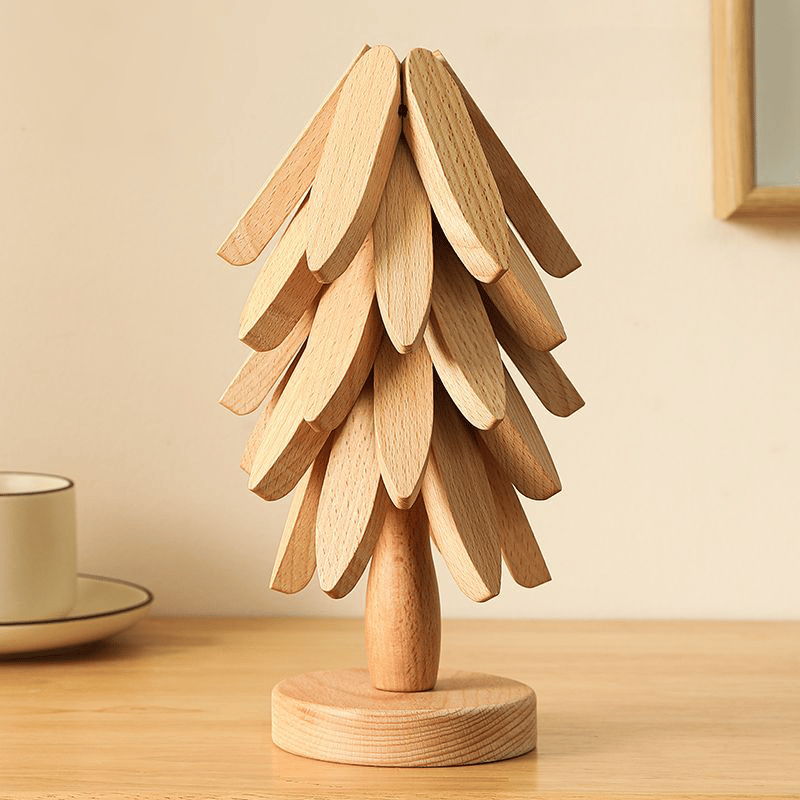 🔥Letzter Tag Verkauf 49% Rabatt✨Natürlicher Holztisch in natürlicher Holzbeständig gegen Premium -Hitze für heiße Gerichte