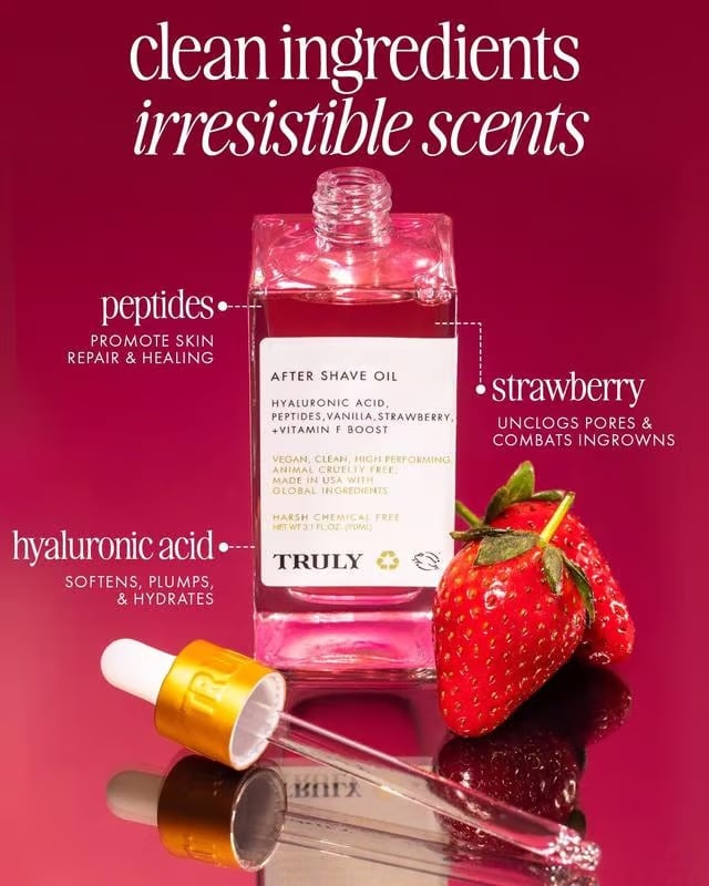 Early Spring 50% OFF🍓 After Shave Oil - Strawberry & Vanilla Scent