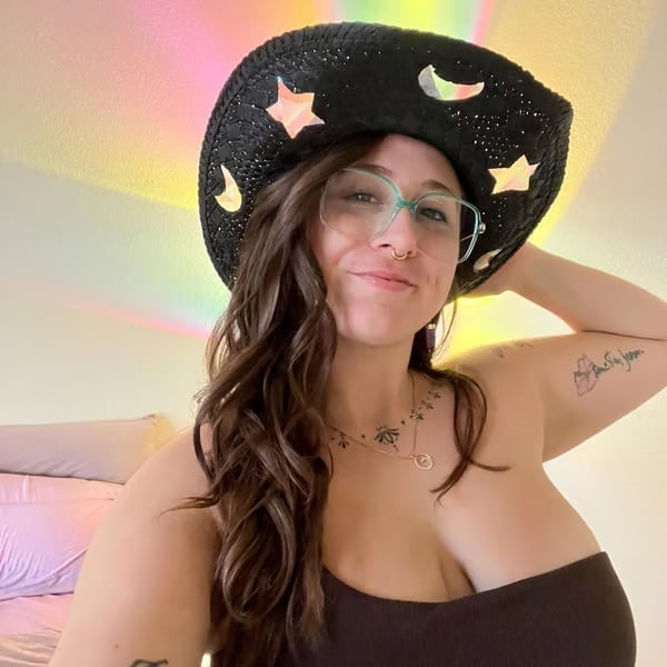 Last Day 50% OFF🔥Suncatcher Cowgirl Straw Prism Hat