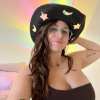 Last Day 50% OFF🔥Suncatcher Cowgirl Straw Prism Hat