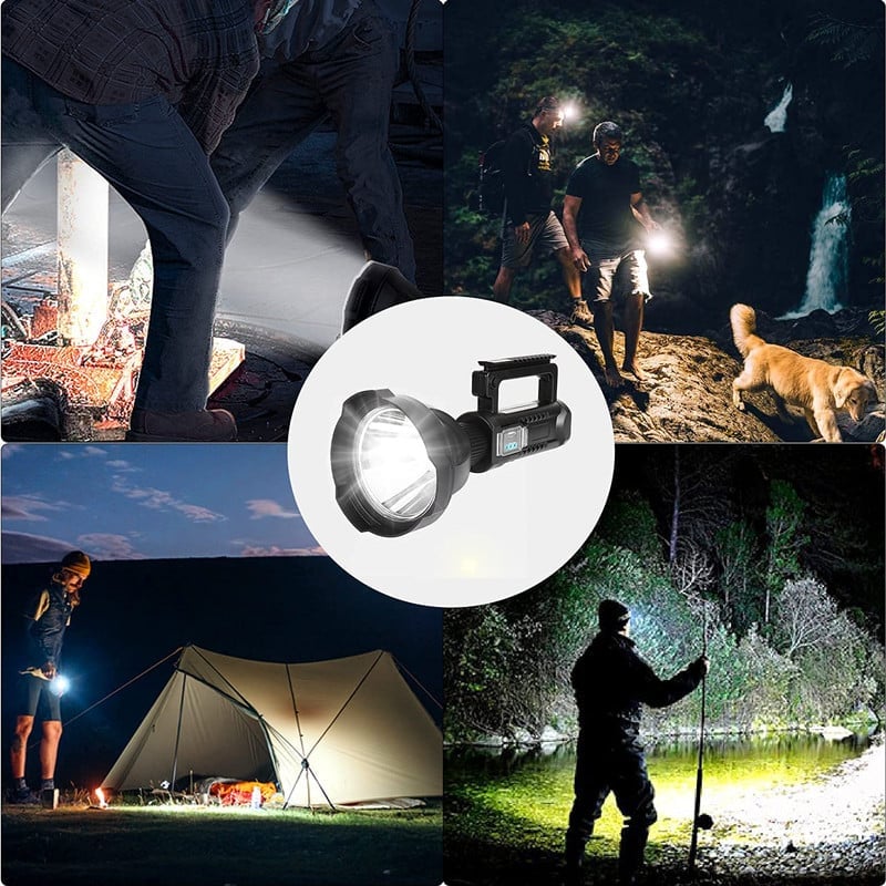 ⏰Promotion 48% OFF - Rechargeable Handheld Spotlight Flashlight 90000 High Lumens