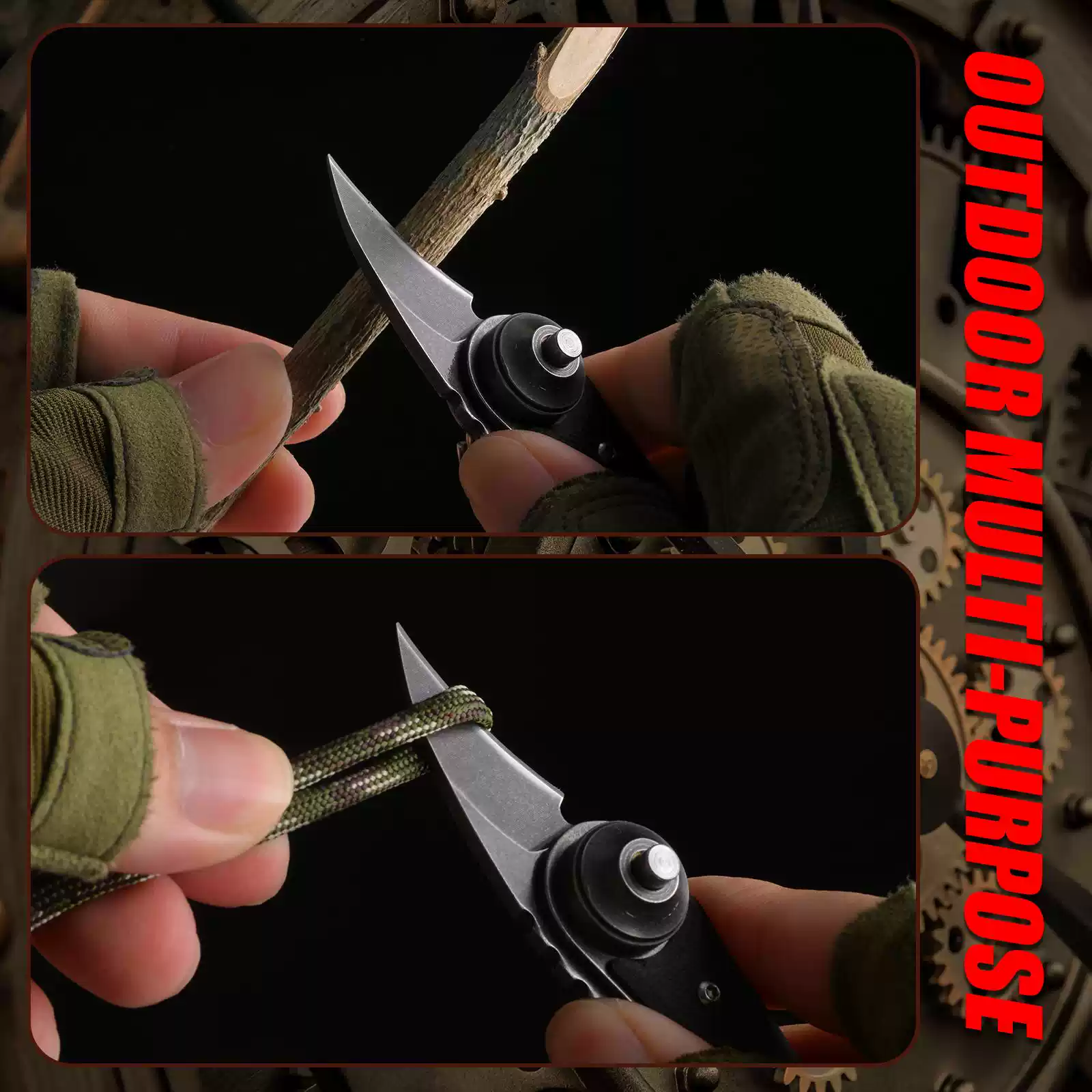 Pterosaur EDC portable high hardness knife
