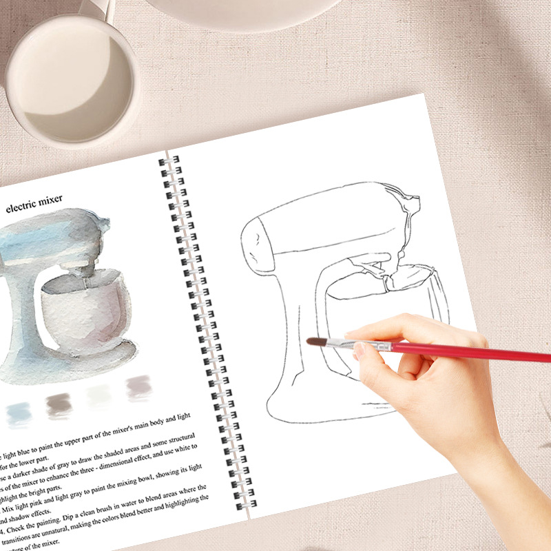 🍪Baking Watercolor Workbook