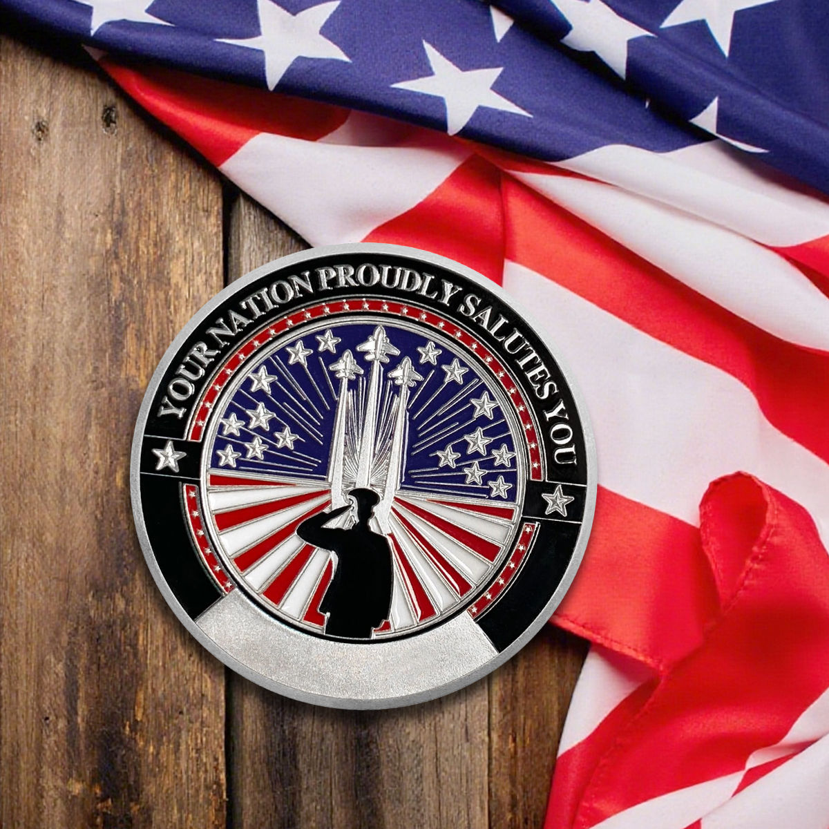 United States Veteran Challenge Coin | Thank You For Your Service Military Coin