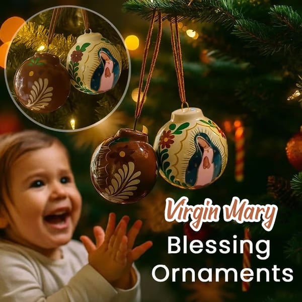 💖Virgin Mary Blessing Ornaments - Faith & Christmas United🙏