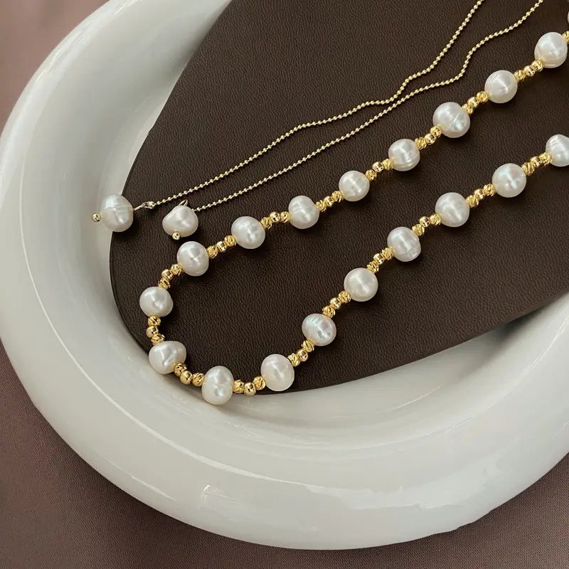 🔥Last Day Promotion 50% OFF🔥Florence Dainty Pearl Necklace