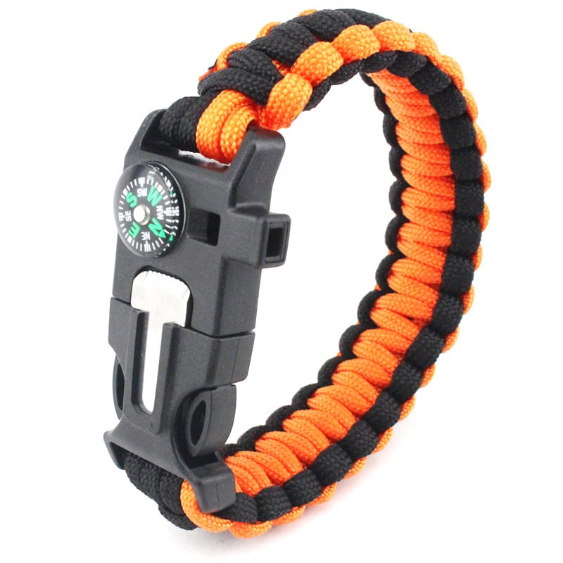 Emergency Paracord Bracelets- Best Wilderness Survival-Kit for Camping