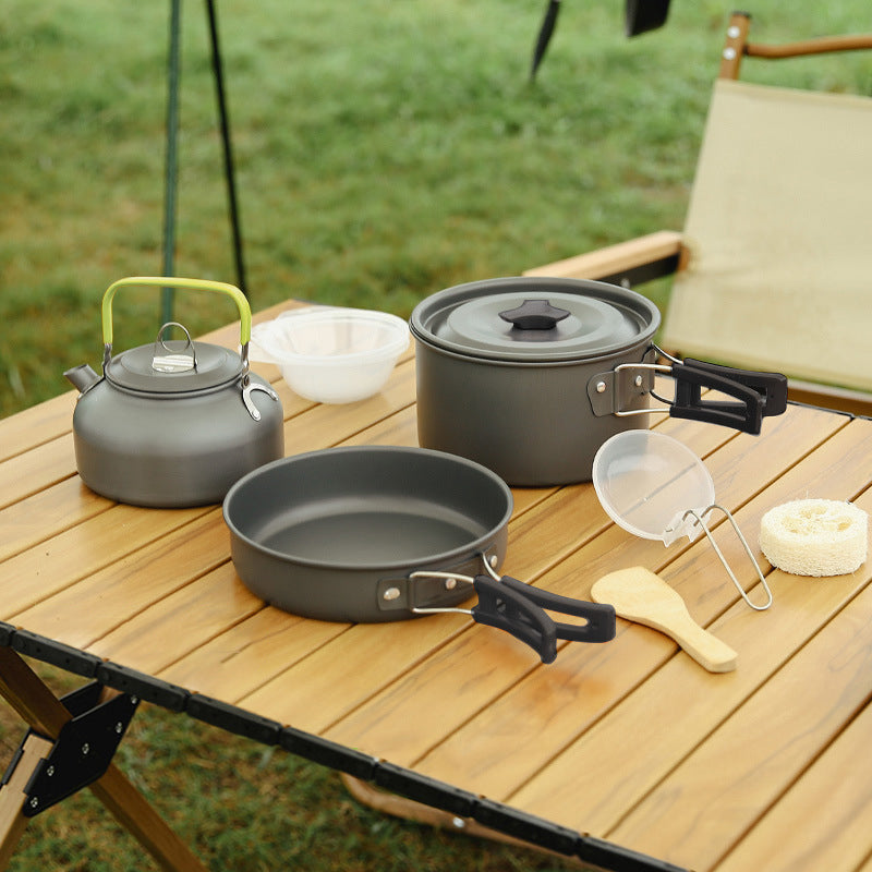 🔥NEW YEAR 2024 SALE 50%🎁Aluminum Outdoor Camping Cookware Set