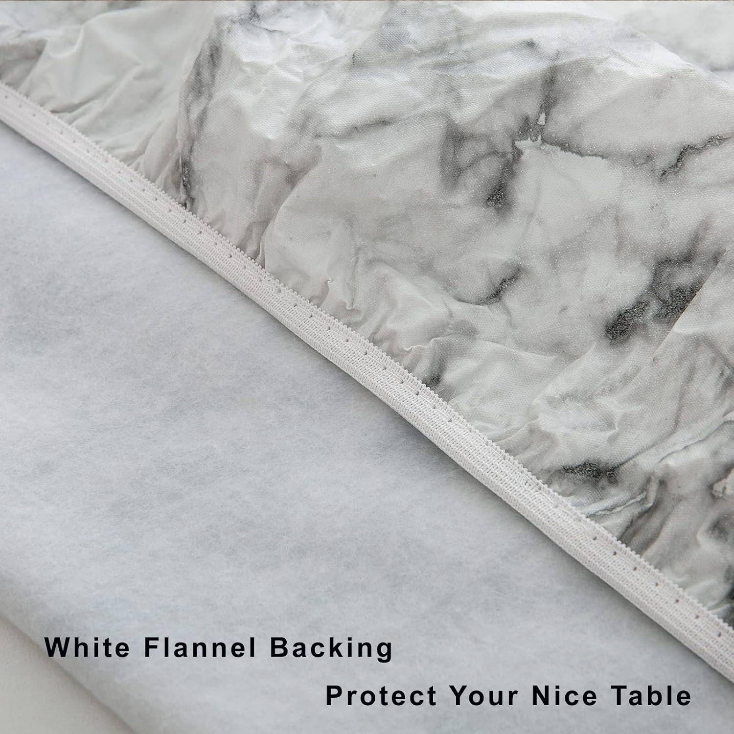 🎁TikTok Last Day Sale - 70% OFF🔥Premium Fitted Vinyl Tablecloth - 🍽️Spill-Proof & Stylish!