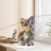 🐱Limited Time Sale-SAVE 50% OFF - Colorful Kitten Desktop Standing Decoration