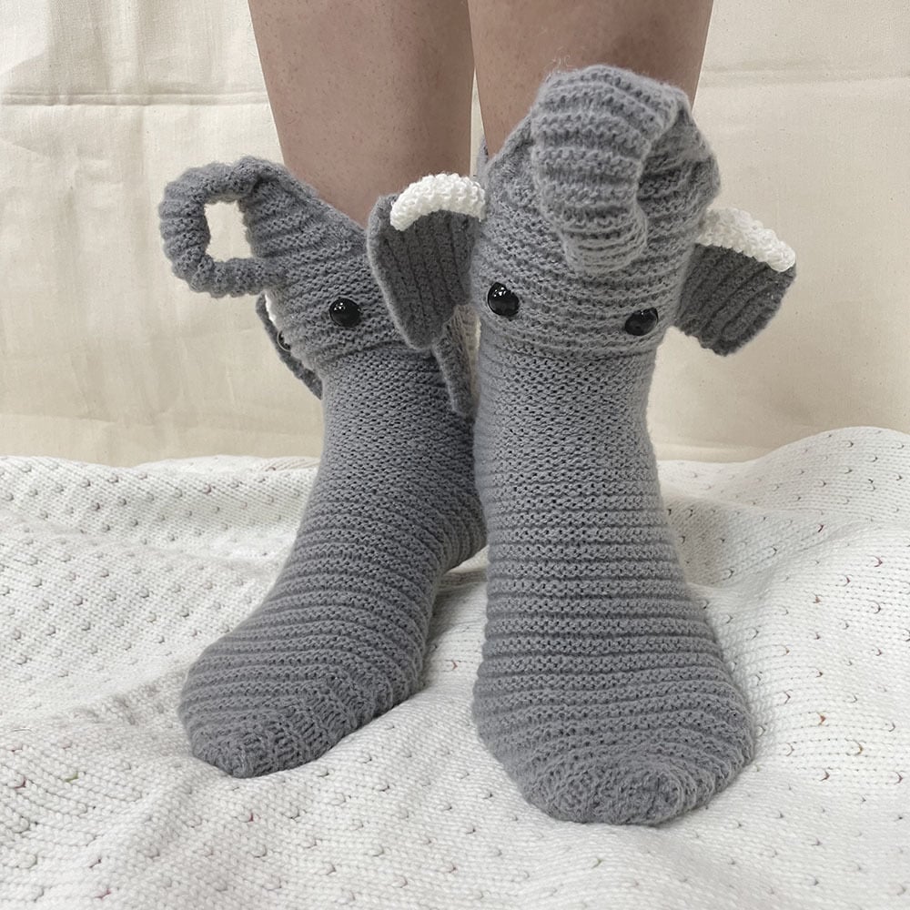 (🌲Early Christmas Sale - 49% OFF)🔥- 3D Knit Crocodile Socks