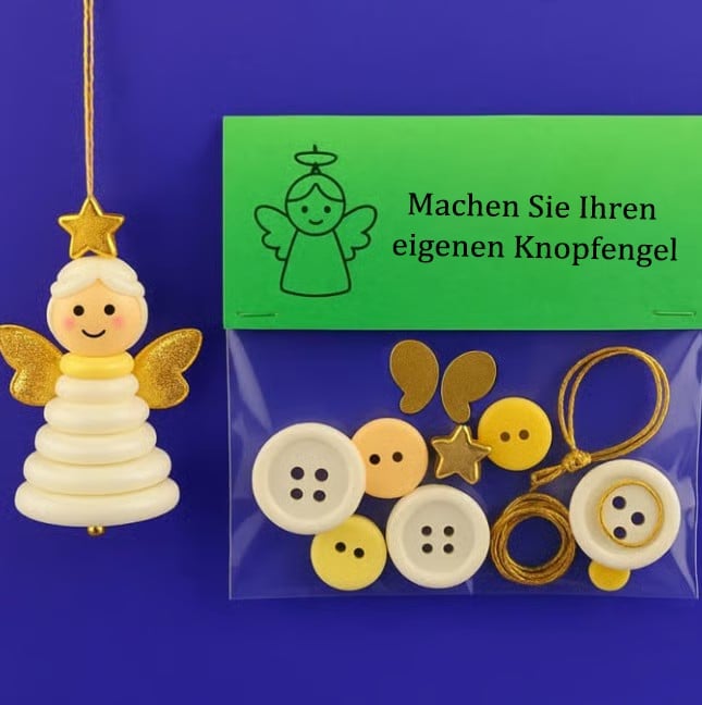 🔥Kaufe 3 Erhalte 1☃️DIY-Knopf-Schneemann-Ornament-Kit