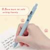 Gel Pens, 5 Pcs 0.5mm Black Ink Pens Fine Point Smooth Writing Pens, High-End Series Pens for Journaling Note Taking, Cute Office School Supplies Gifts for Women Men (Morandi)